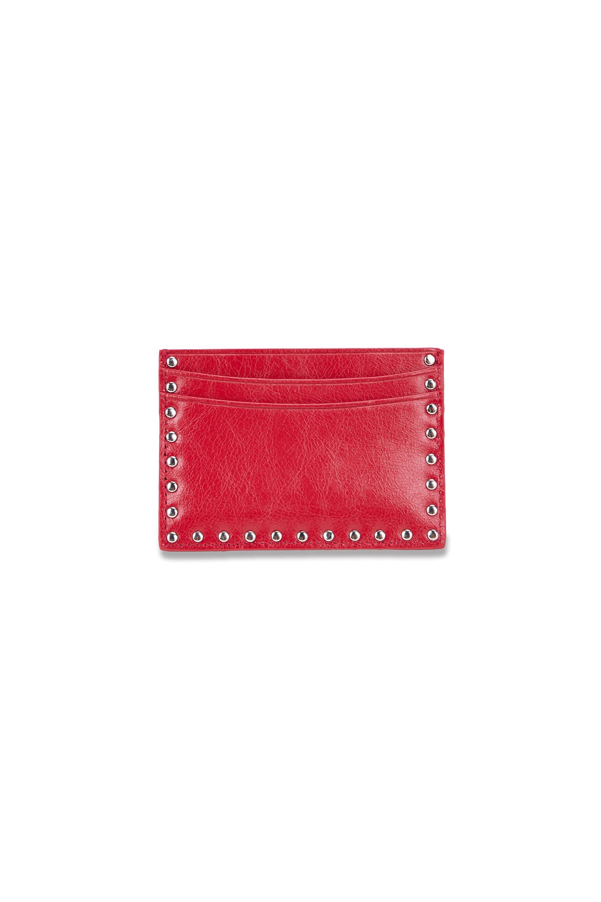 Matin Kim - WESTERN STUD CARD WALLET IN RED