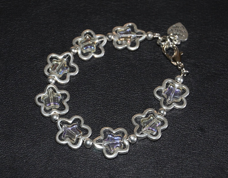 西班牙品牌OA-fancy glass pentagram bracelet
