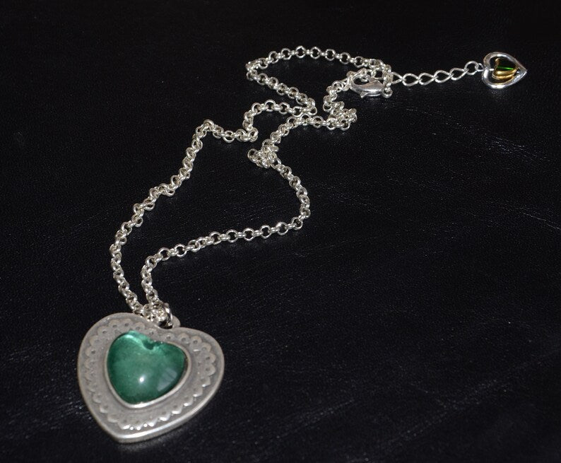 西班牙品牌OA-heart pendant necklace