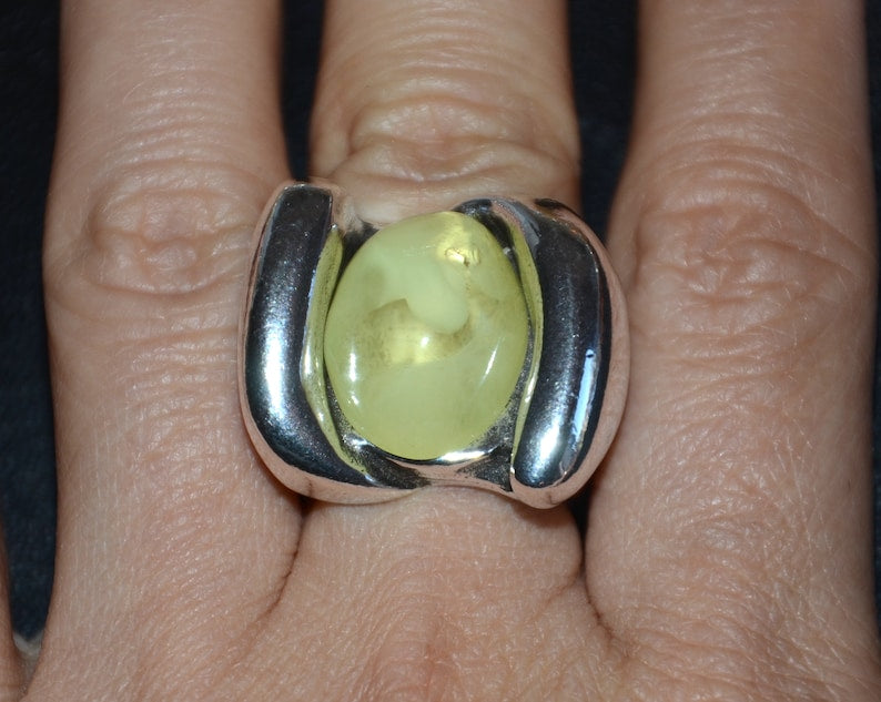 西班牙品牌OA- silver plated oval ring
