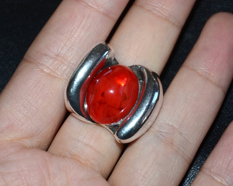 西班牙品牌OA- silver plated oval ring