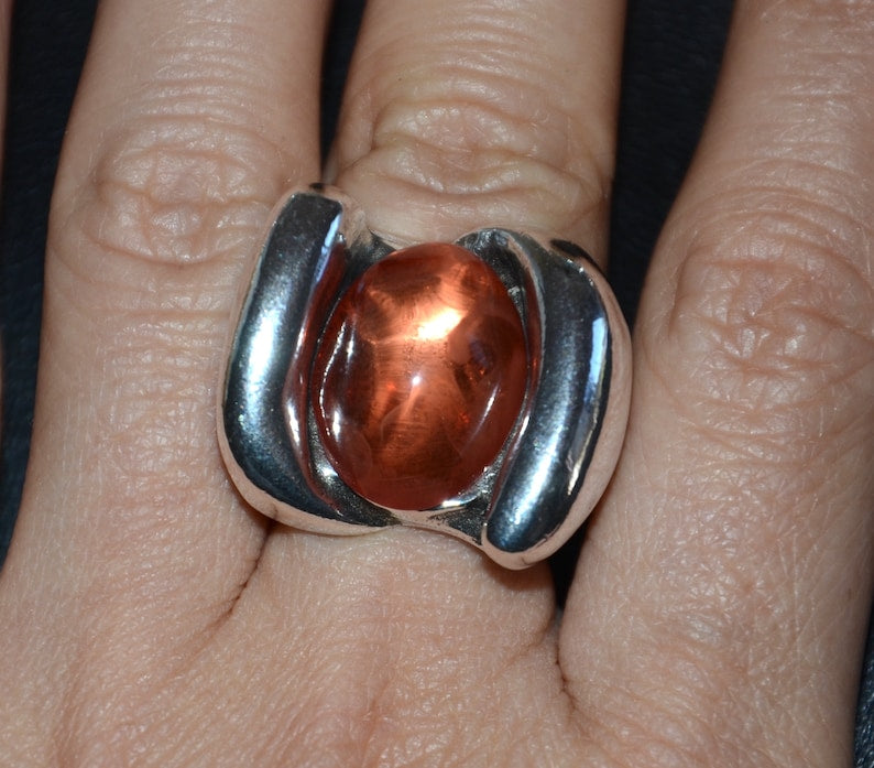 西班牙品牌OA- silver plated oval ring
