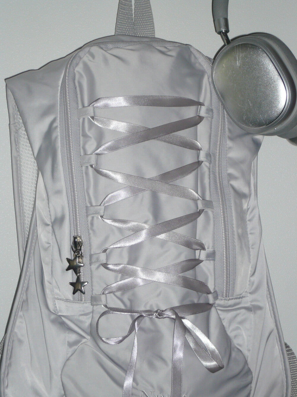 Nuyet - Lace up backpack _ Grey