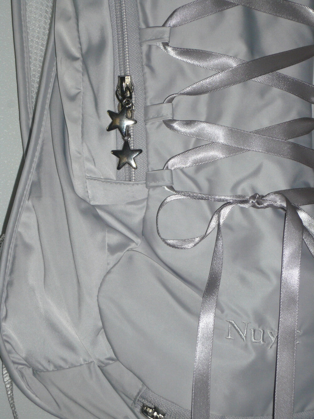 Nuyet - Lace up backpack _ Grey