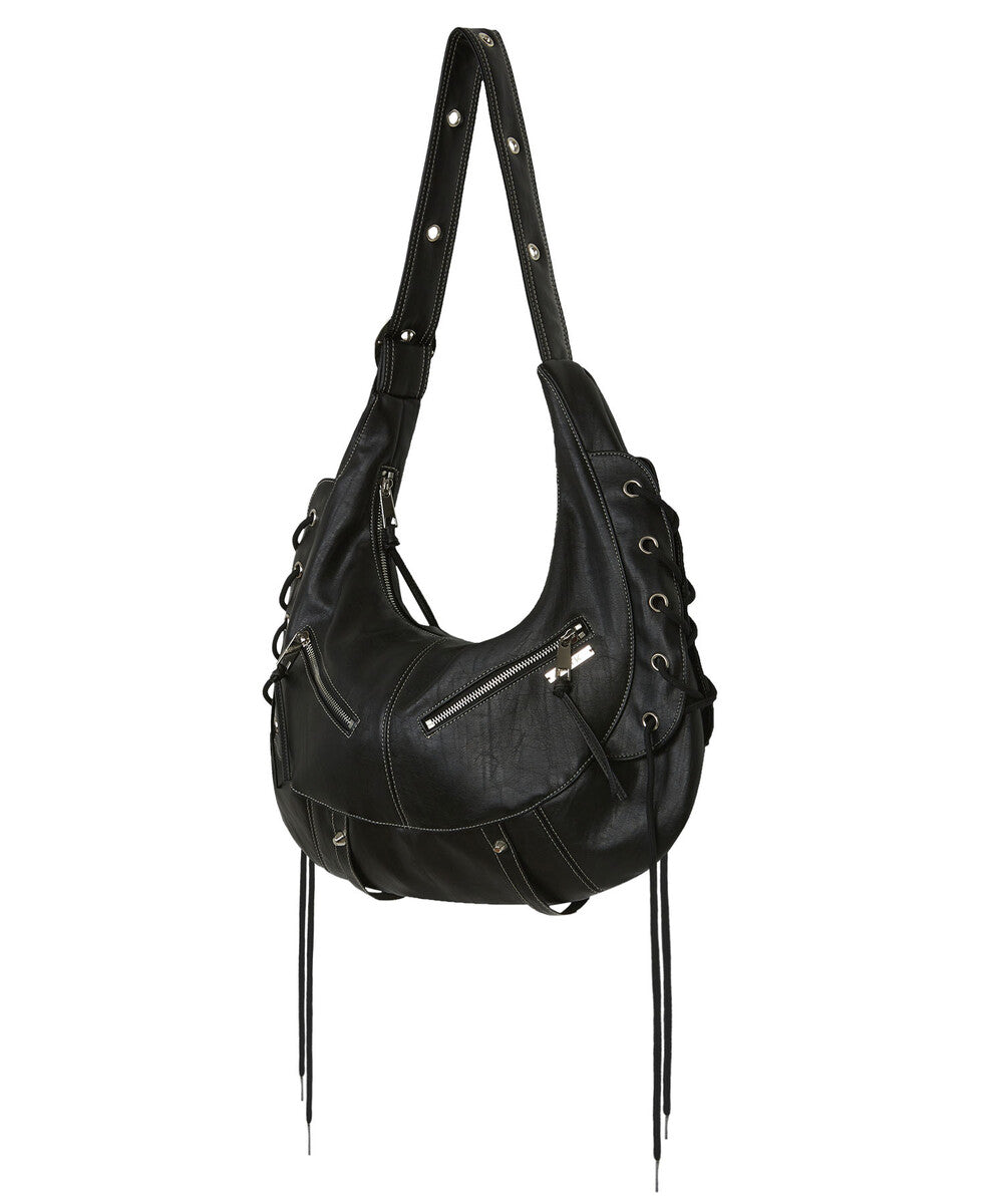 Notknowing - Halfmoon Moto Cross Bag (LEATHER)