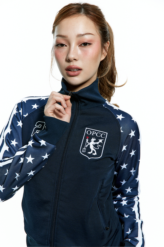 offline-STAR TRACK TOP (NAVY, SKY BLUE)