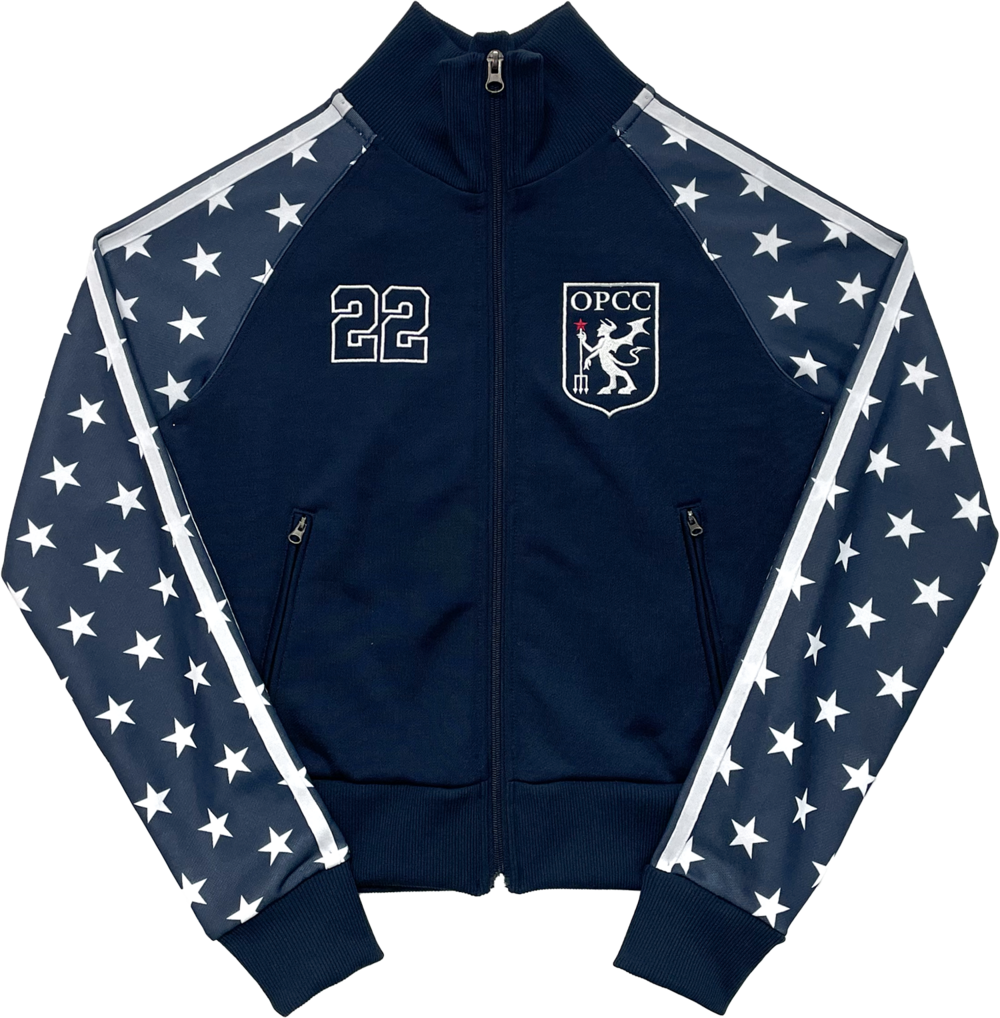 offline-STAR TRACK TOP (NAVY, SKY BLUE)