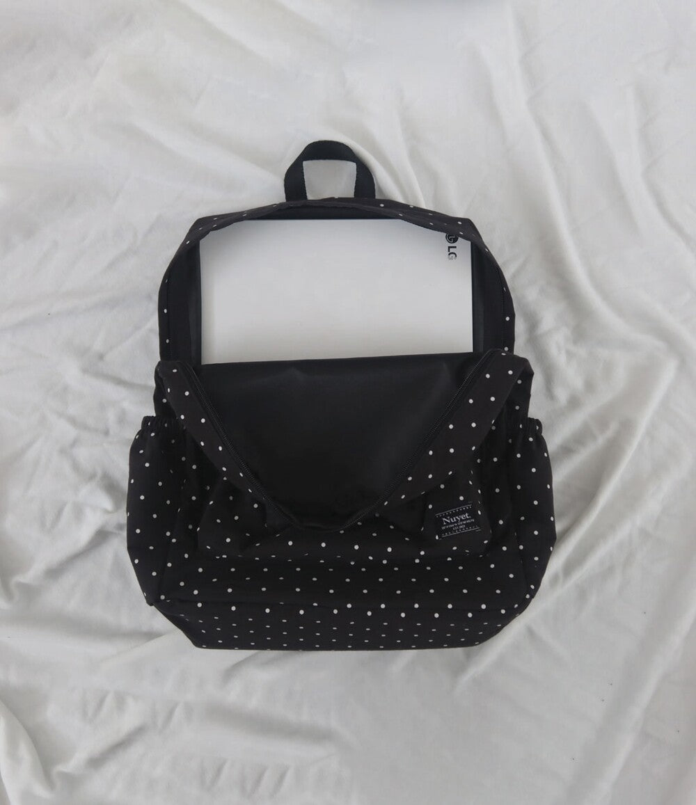 Nuyet - Polka dot ribbon backpack