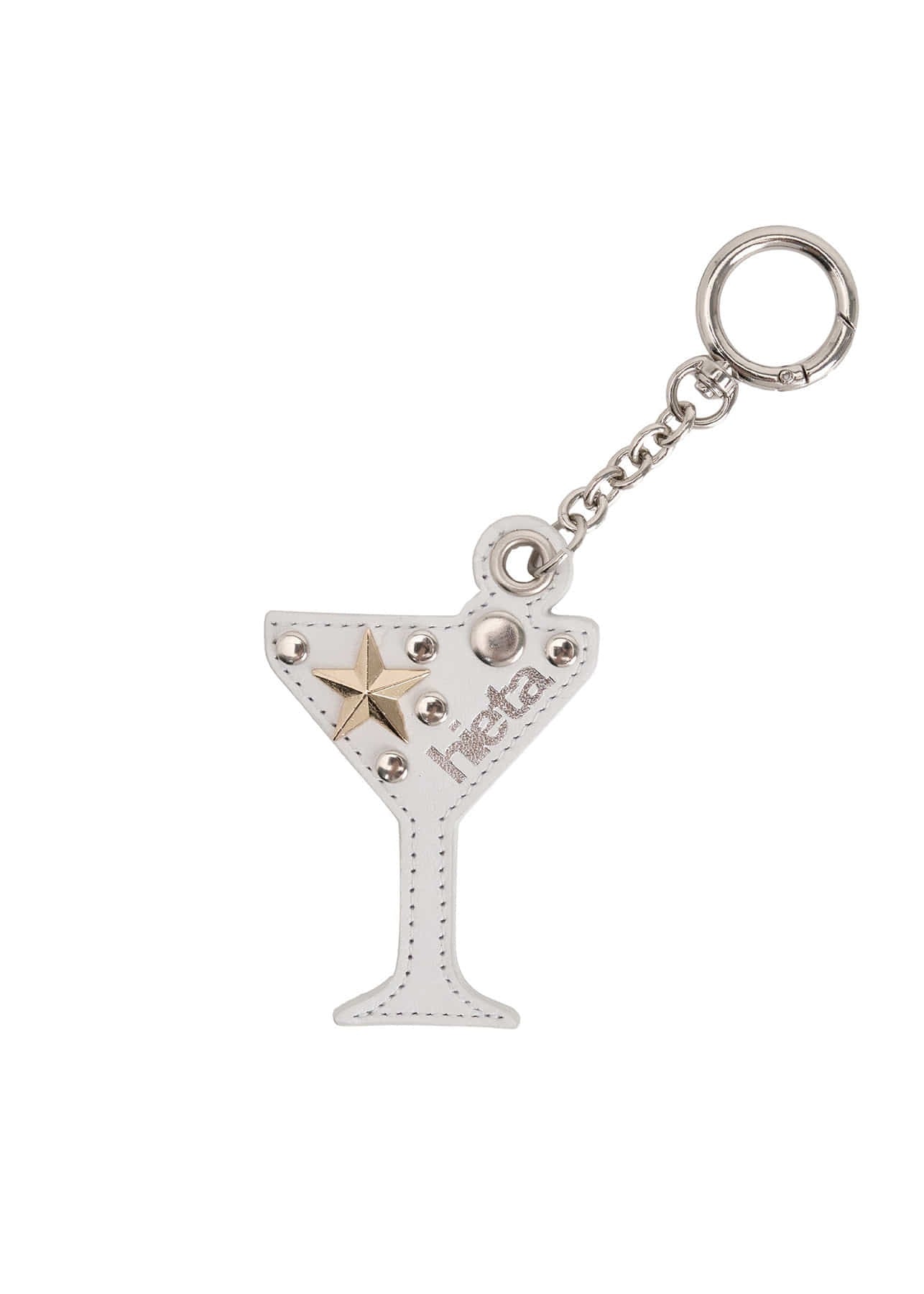 Hieta - Martini Keyring / White