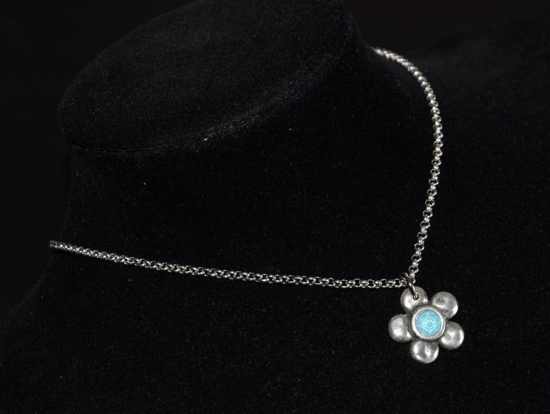 西班牙品牌OA-flower pendant necklace