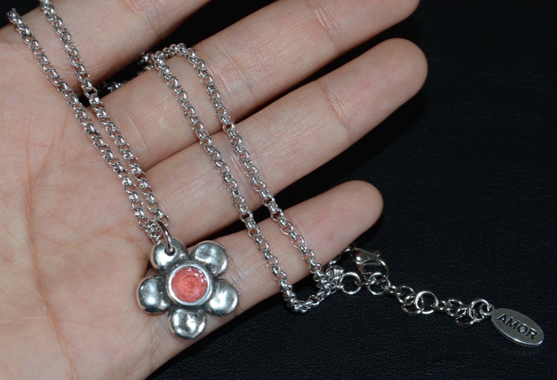 西班牙品牌OA-flower pendant necklace