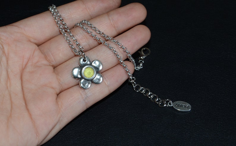 西班牙品牌OA-flower pendant necklace
