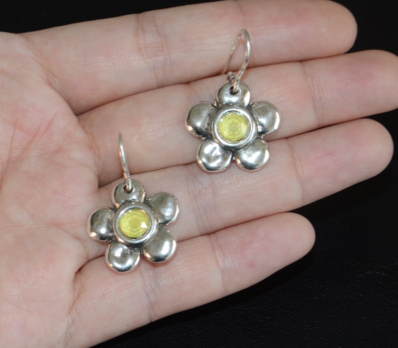西班牙品牌OA-flower pendant earrings
