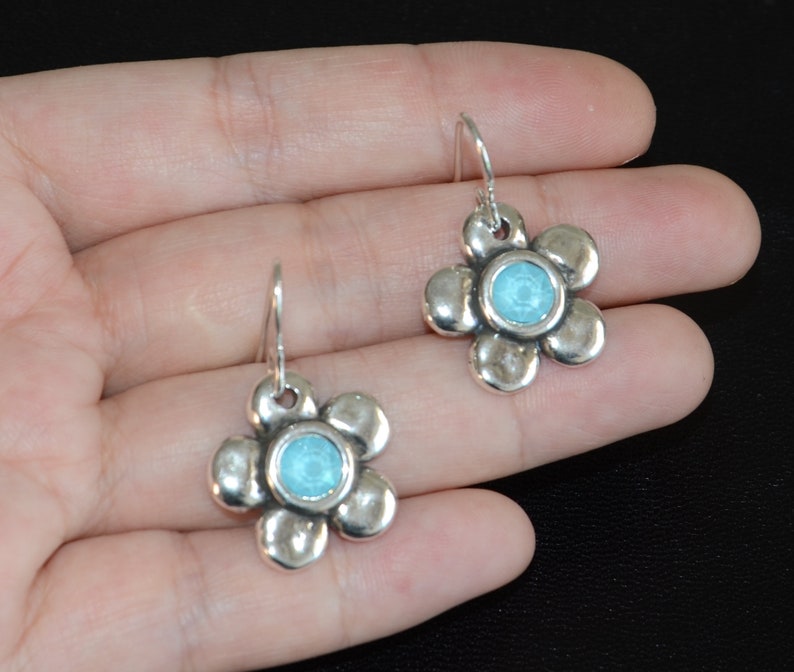 西班牙品牌OA-flower pendant earrings