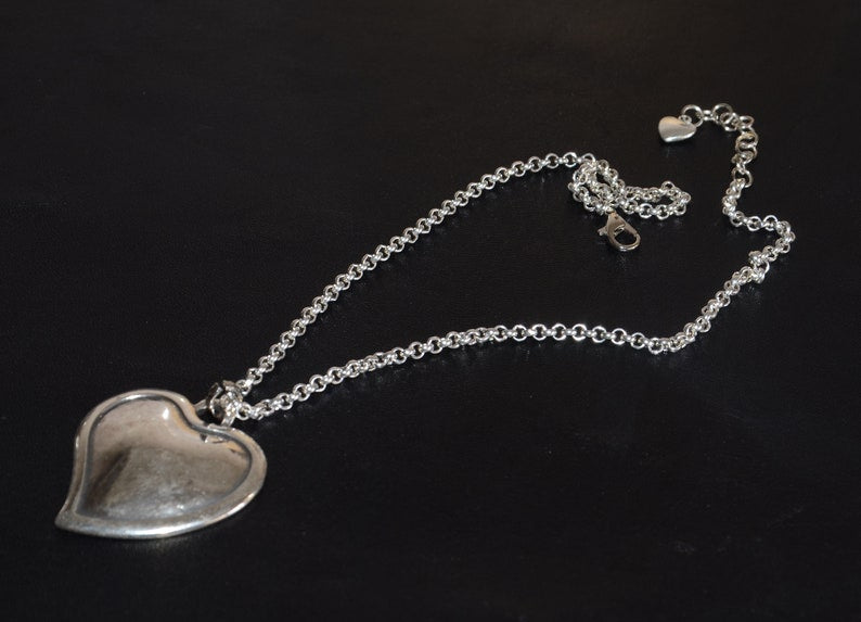 西班牙品牌OA-big heart pendant necklace