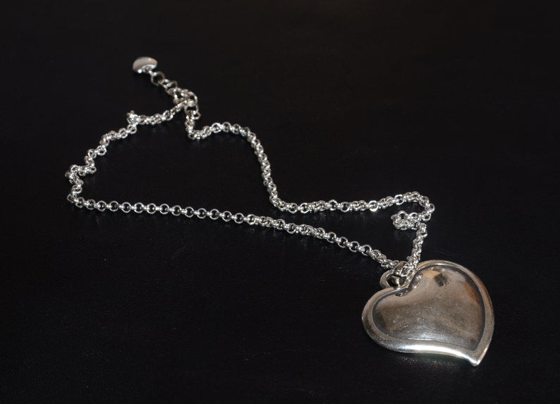 西班牙品牌OA-big heart pendant necklace