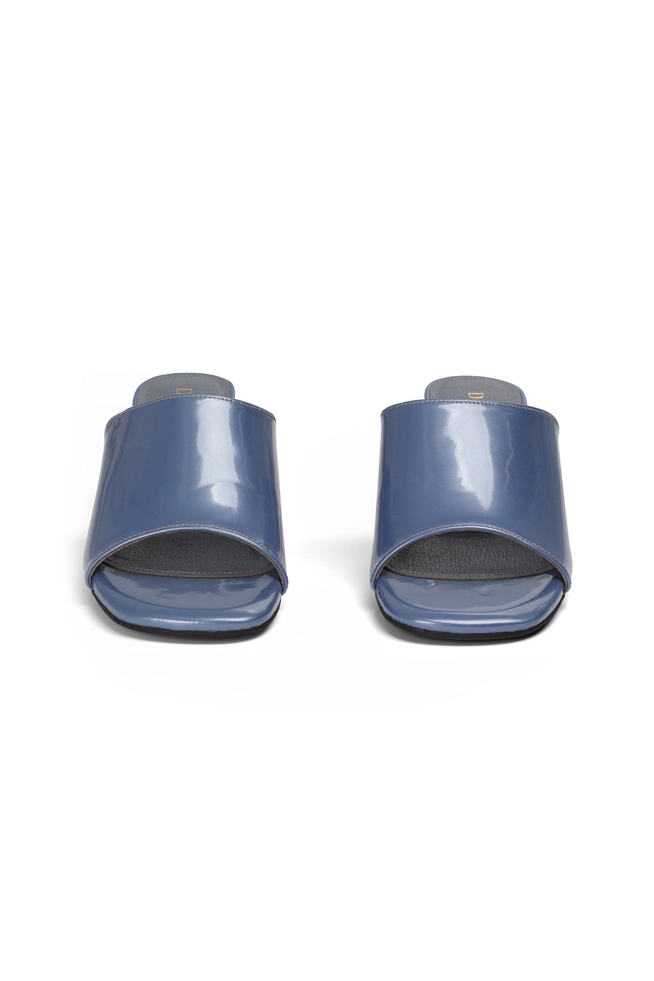Deinet - ENAMEL SLIPPERS IN BLUE