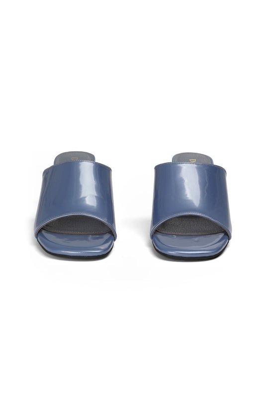 Deinet - ENAMEL SLIPPERS IN BLUE