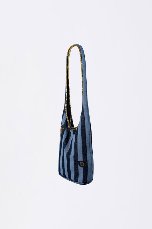 Sculptorpage - Terry Hobo Bag Navy