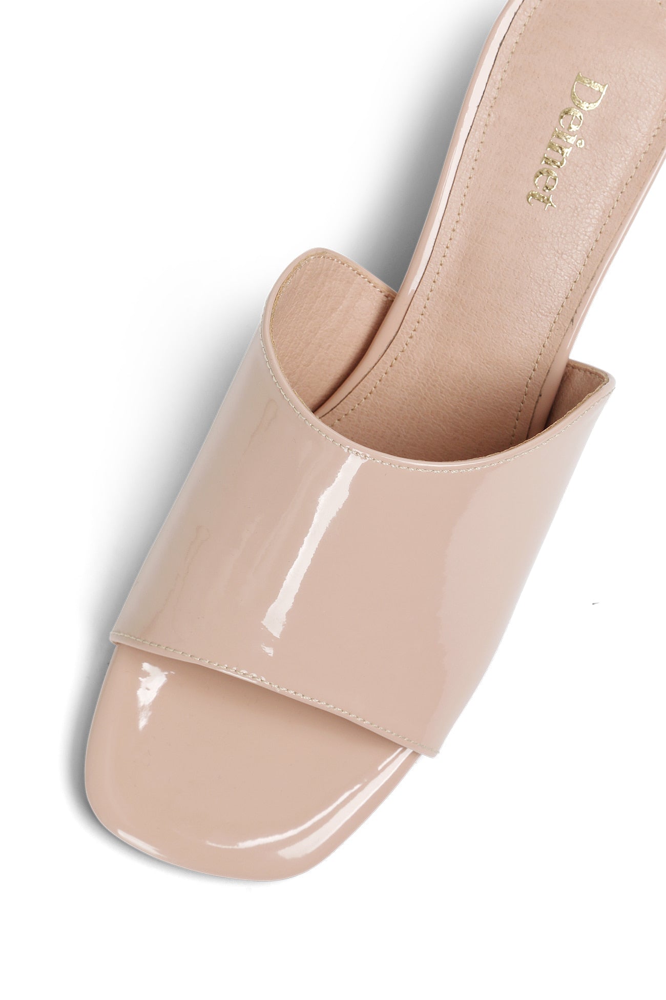 Deinet - ENAMEL SLIPPERS IN LIGHT PINK