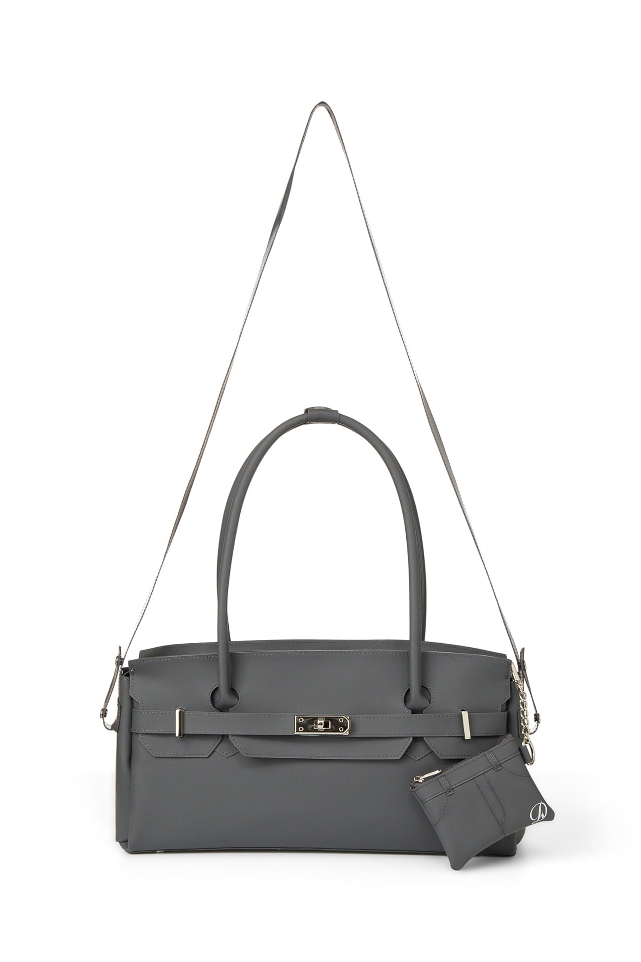 🫧JELLY BAG🫧 - JELLY TWO-WAY BAG IN CHARCOAL
