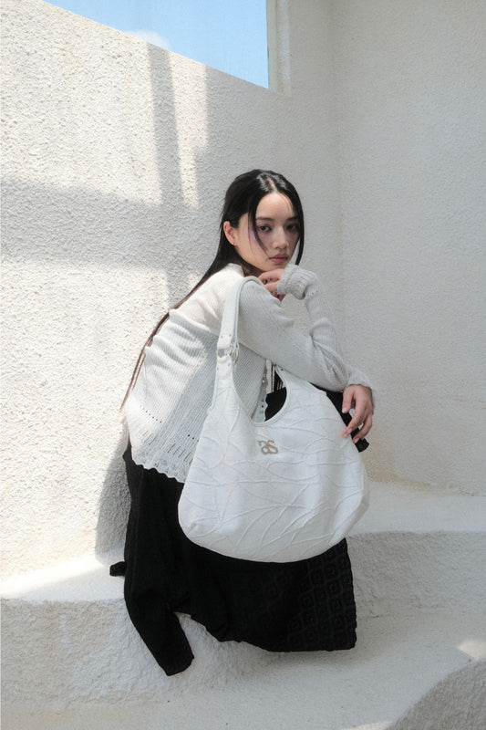 ASON - BECKY SHOULDER BAG / WHITE