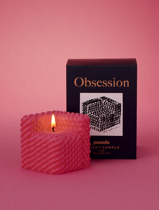 Pesade | Obsession object candle - Pink