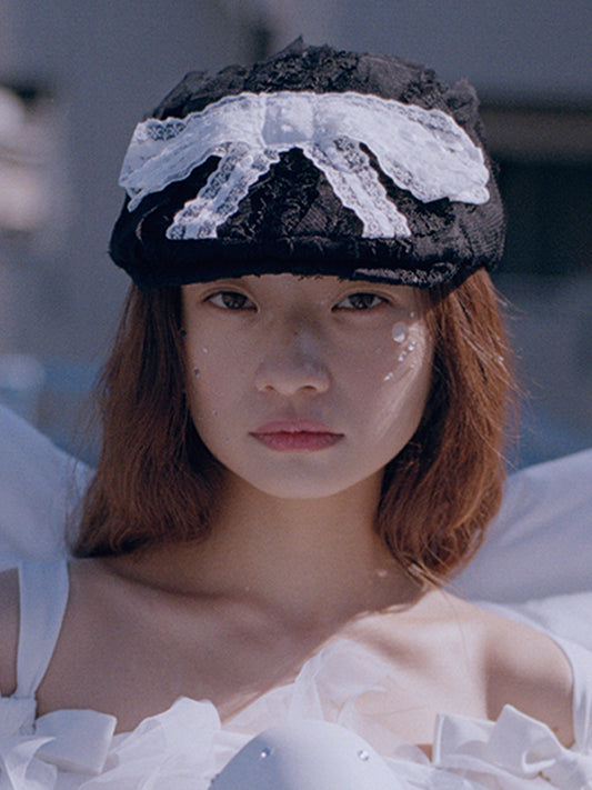 YUME FLAT CAP IN MONO