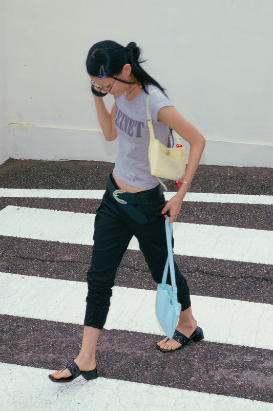 🫧JELLY BAG🫧 - JELLY TWO-WAY MIDDLE BAG IN ICE BLUE