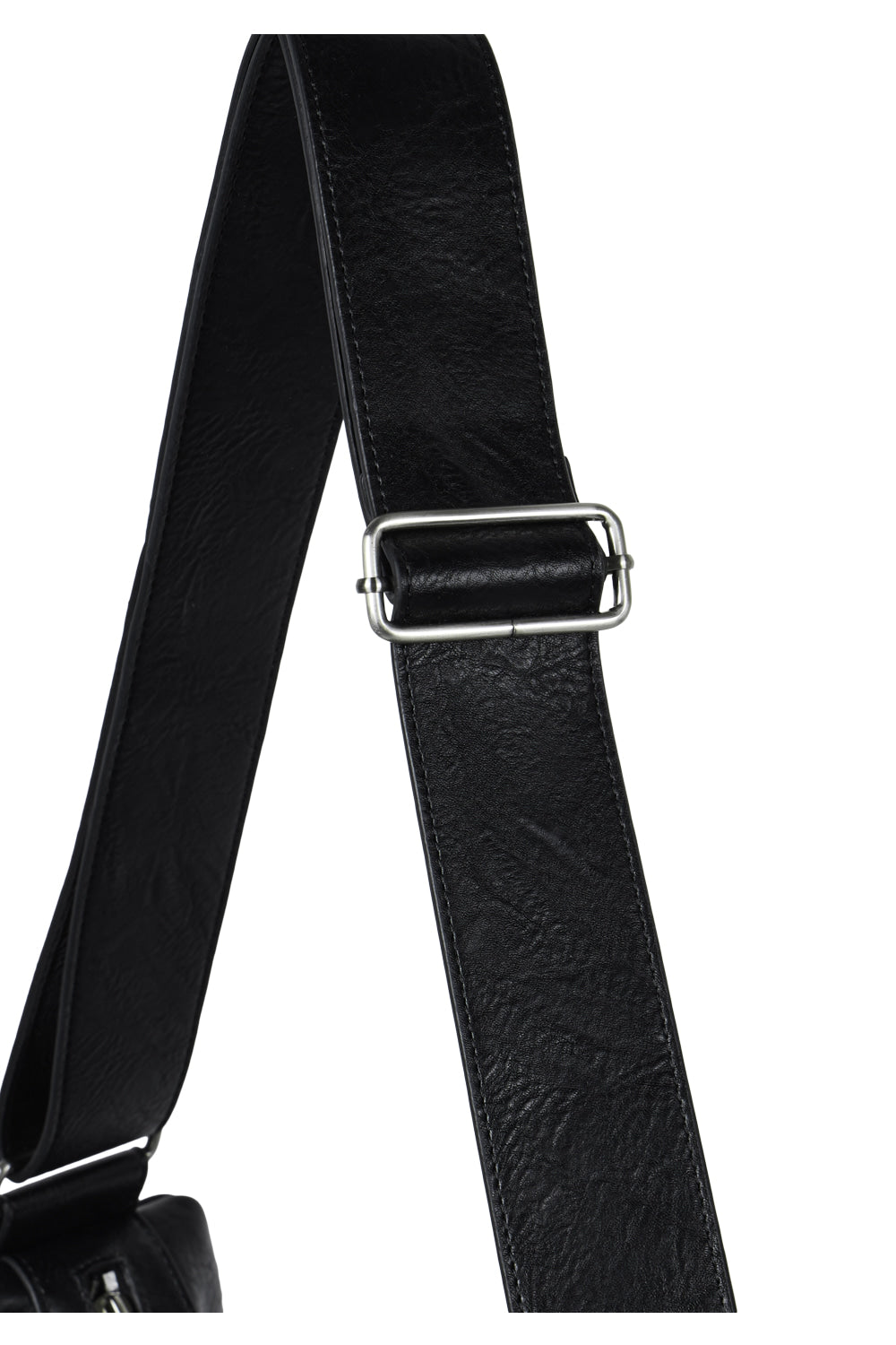 IUGA - Multi Pocket Leather Bag (Black)