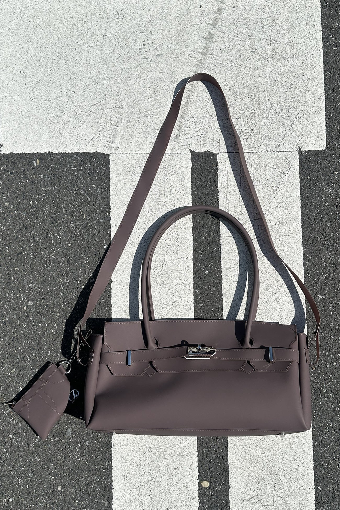 Jelly Firkin-JELLY TWO-WAY BAG IN BROWN
