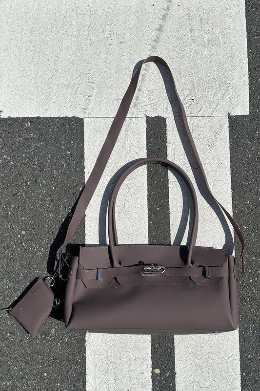 Jelly Firkin-JELLY TWO-WAY BAG IN BROWN