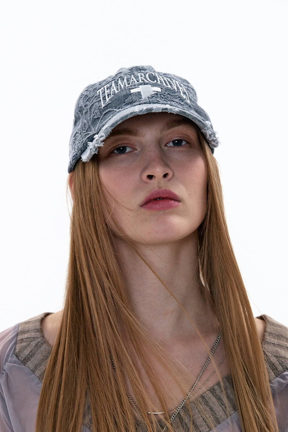 [2차 리오더]TEAMARCHIVES JACQUARD CAP (DENIM)