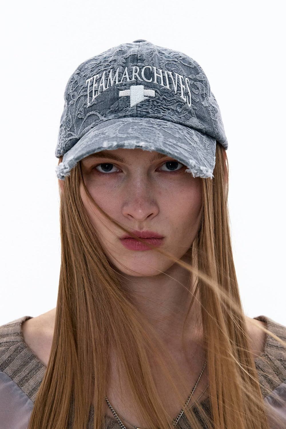 [2차 리오더]TEAMARCHIVES JACQUARD CAP (DENIM)