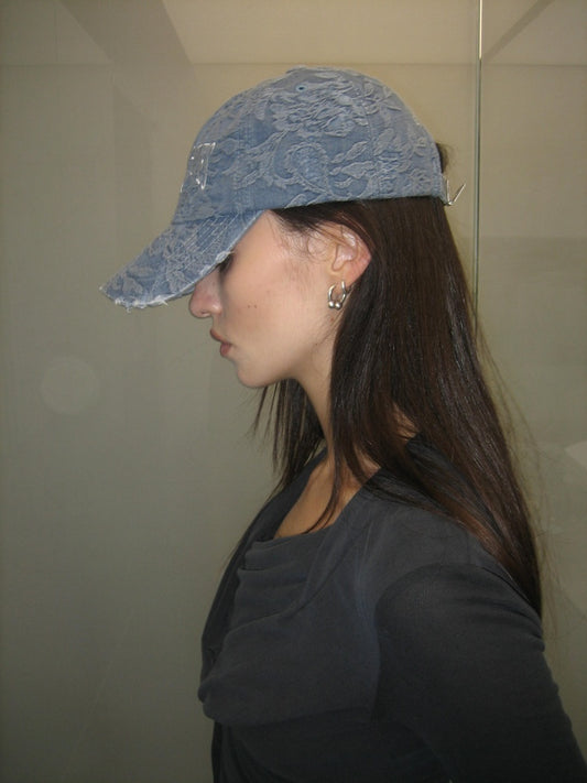 [2차 리오더]TEAMARCHIVES JACQUARD CAP (DENIM)