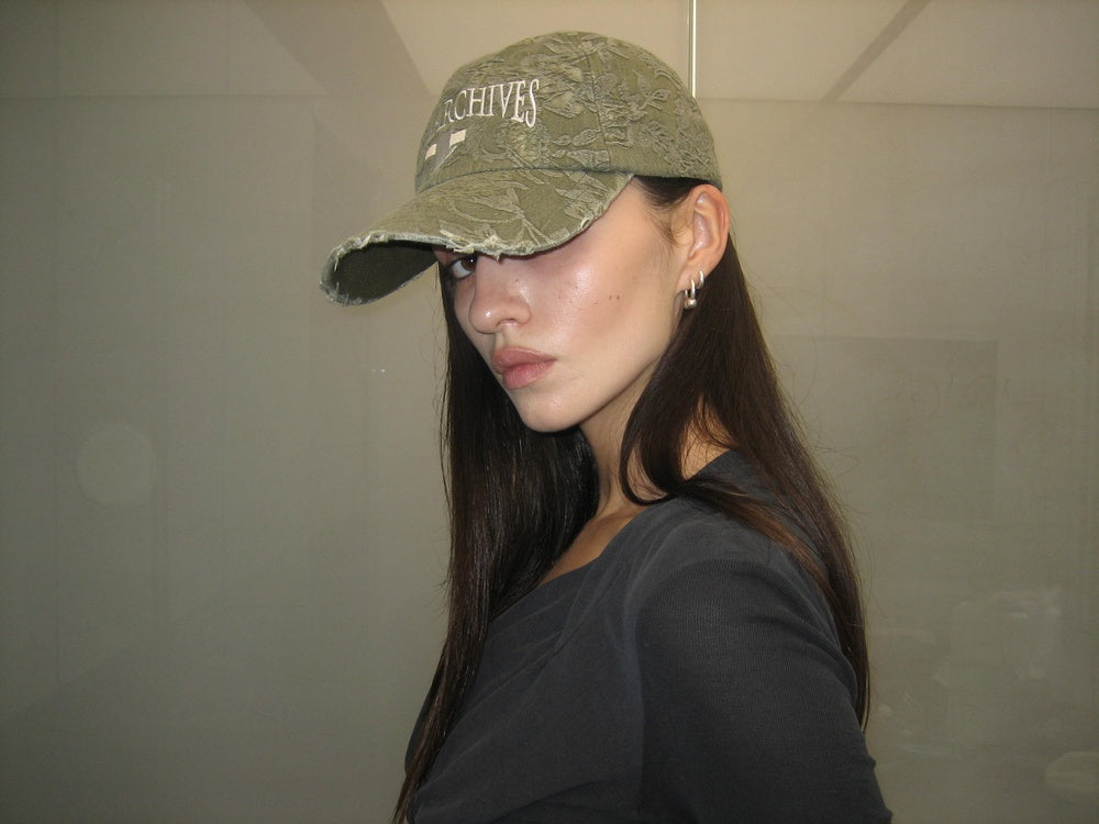 TEAMARCHIVES JACQUARD CAP (KHAKI)