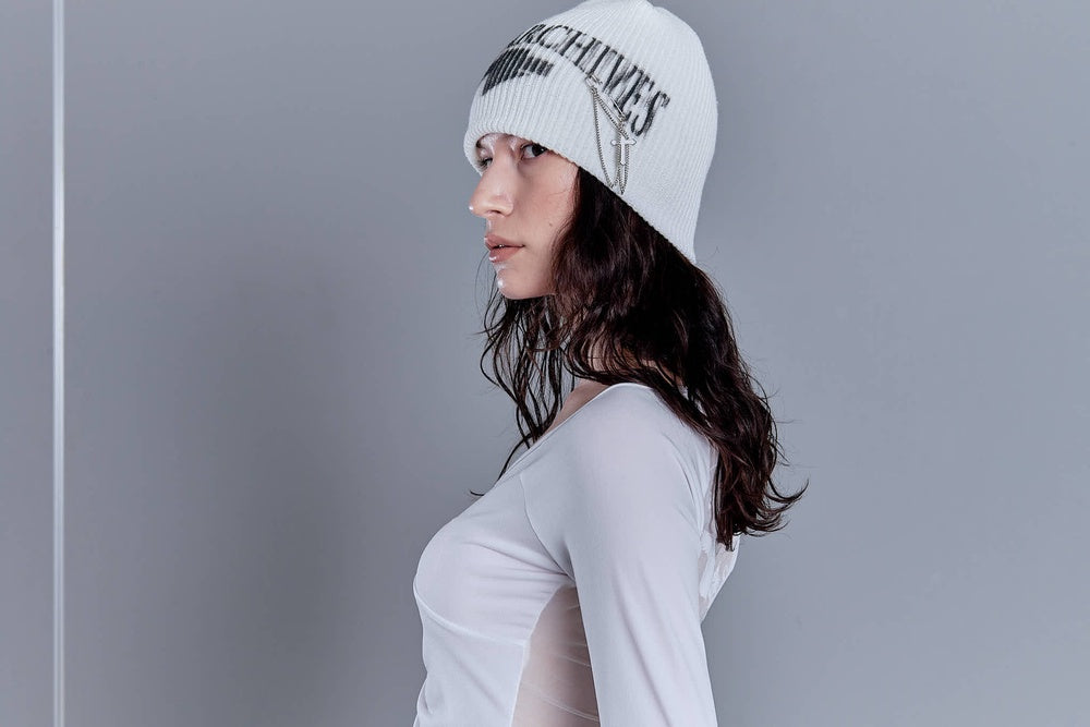 [2차 리오더]TEAMARCHIVES BEANIE (IVORY)