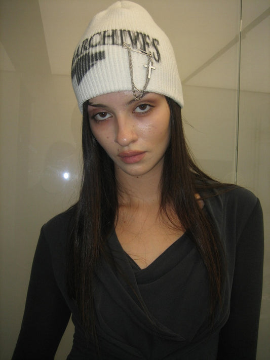 [2차 리오더]TEAMARCHIVES BEANIE (IVORY)