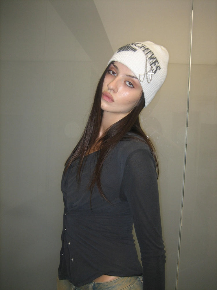 [2차 리오더]TEAMARCHIVES BEANIE (IVORY)