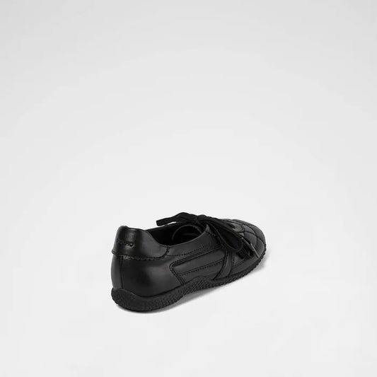 khiho - 3-Way Foldover Tongue Sneakers / Black