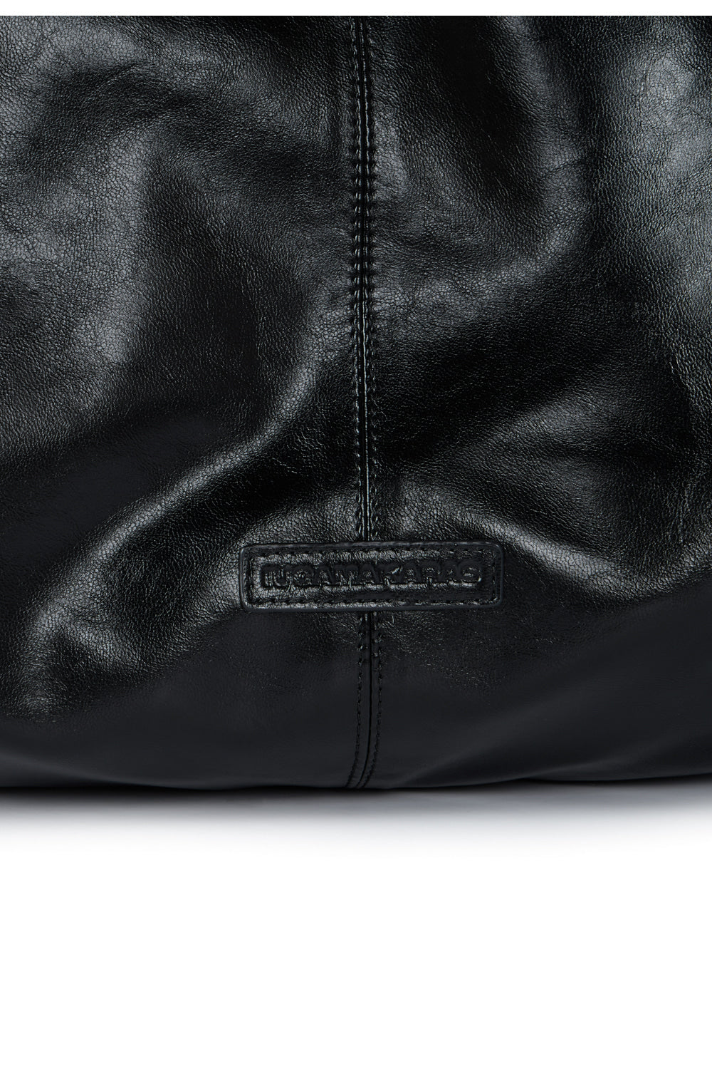 IUGA - Studded Strap Hobo Bag (Black)