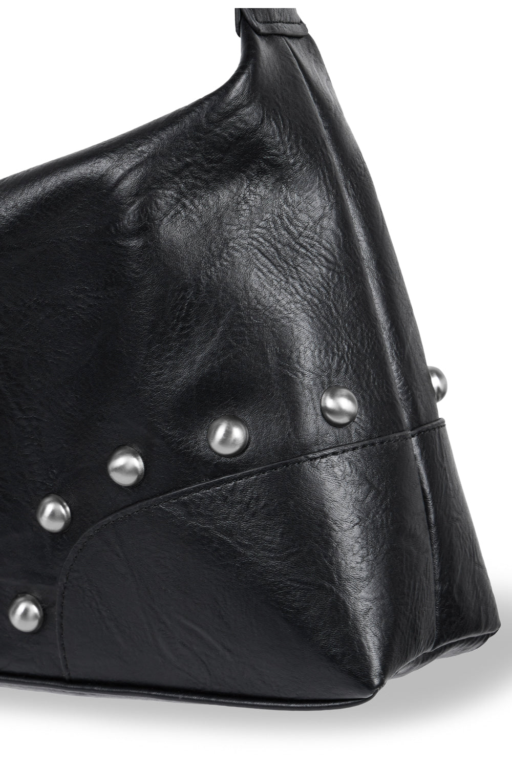 IUGA - Studded Hobo Bag (Black)