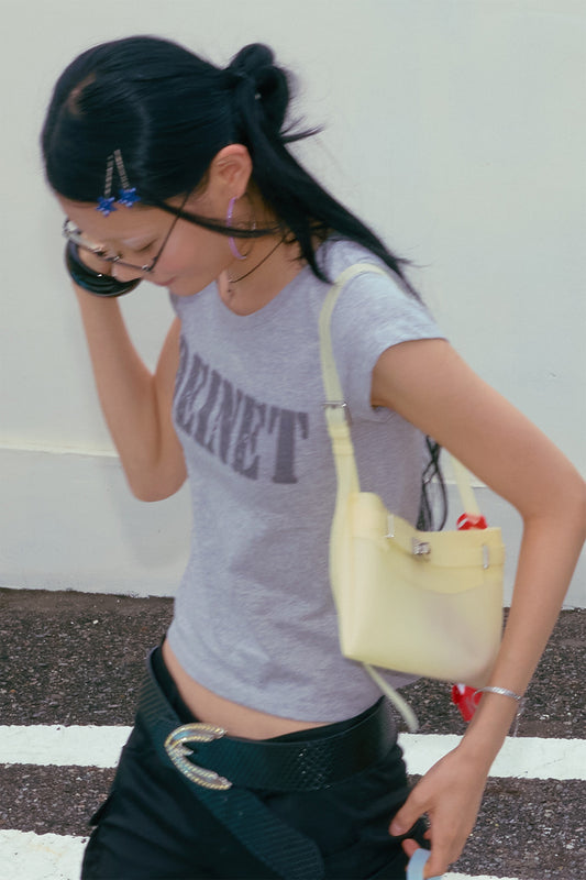 🫧JELLY BAG🫧 - JELLY TWO-WAY MIDDLE BAG IN BUTTER
