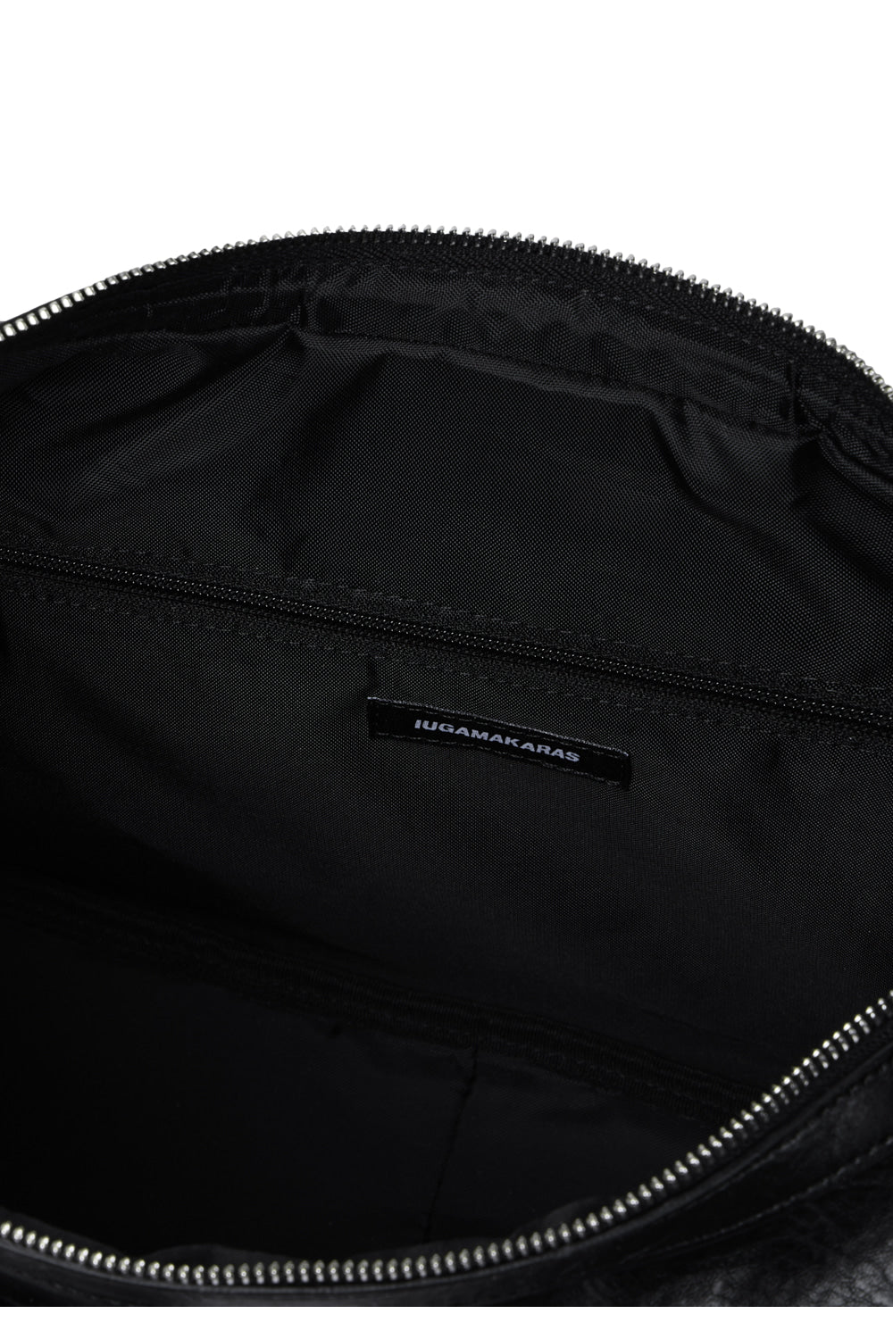 IUGA - Multi Pocket Leather Bag (Black)