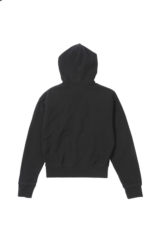 Mary Acid Peel Hoodie Washed Black