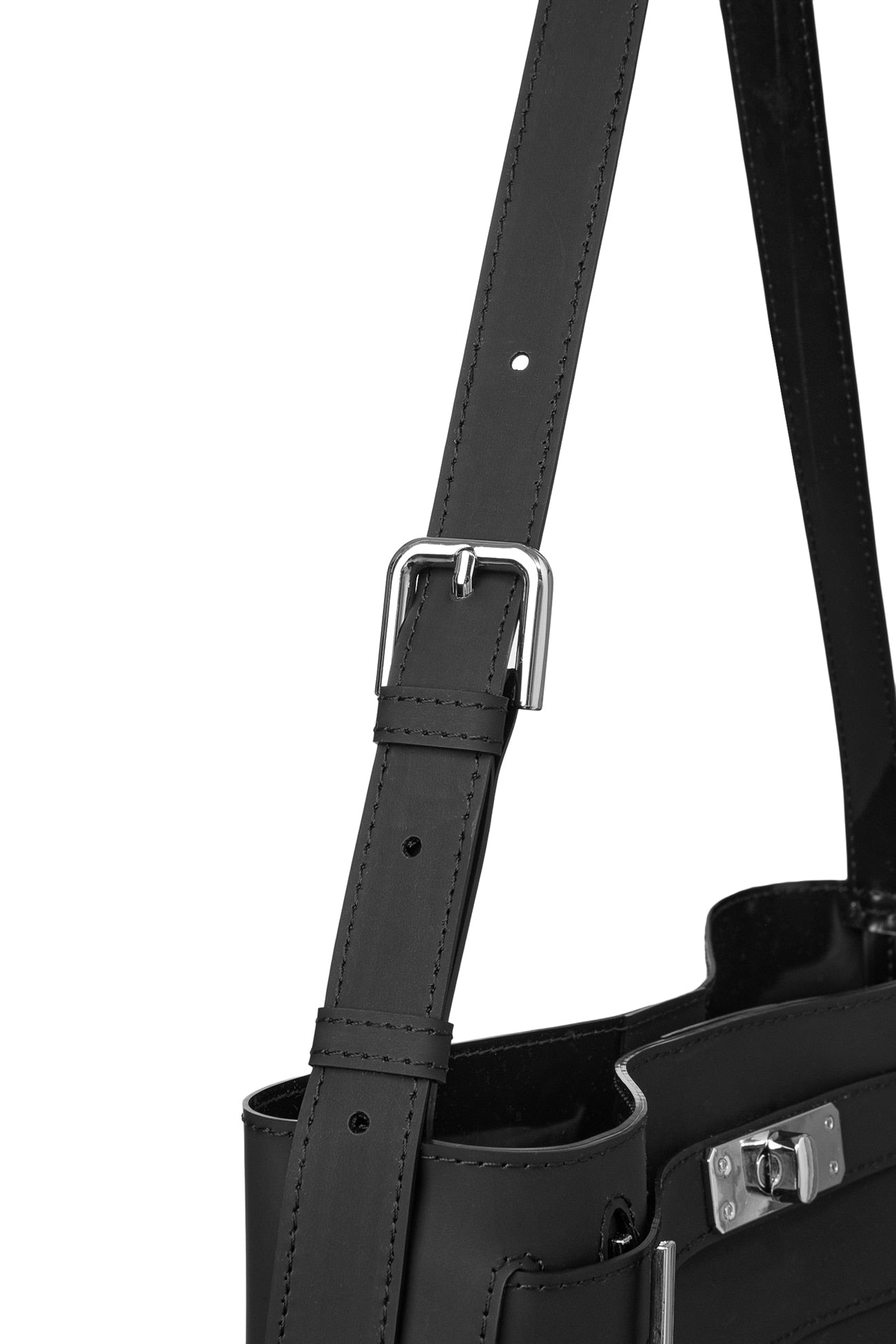 🫧JELLY BAG🫧 - JELLY TWO-WAY MIDDLE BAG IN BLACK