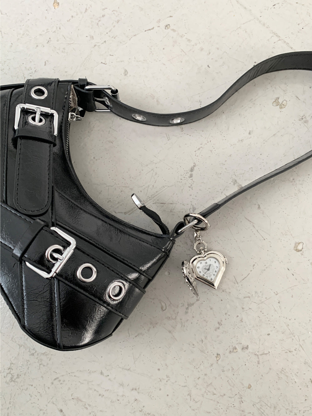 grumpy - Ethereal Heart Watch Keychain