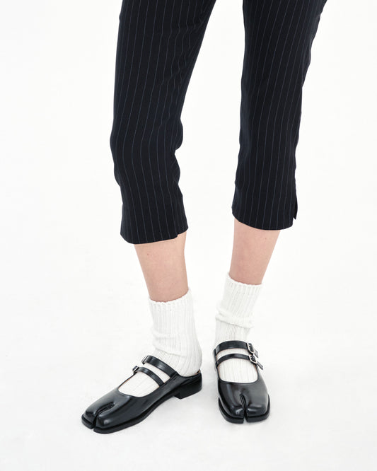 PAES - Double Buckle Mule / Black