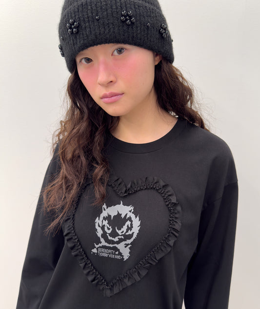 Edge Heart Top [Black]