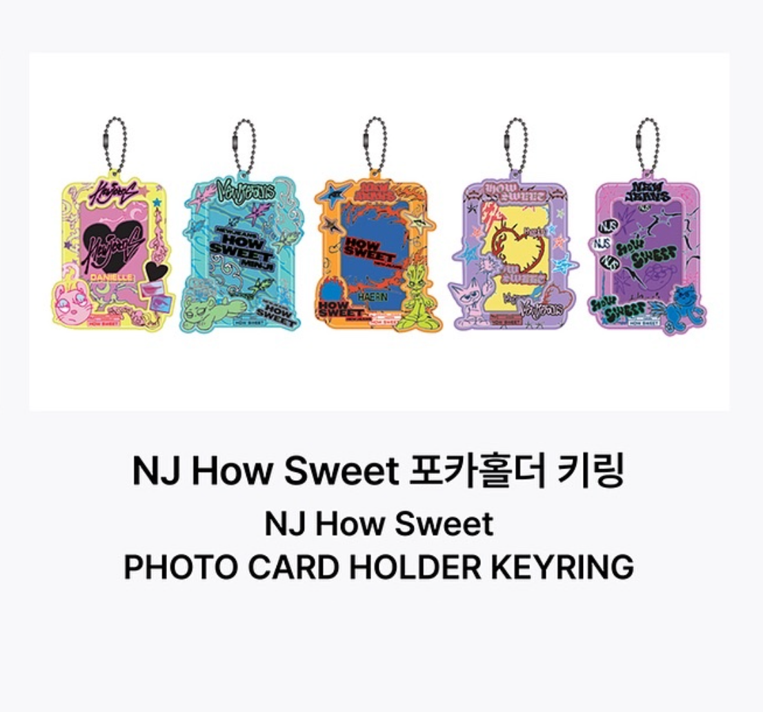 NJ How Sweet PHOTO CARD HOLDER KEYRING